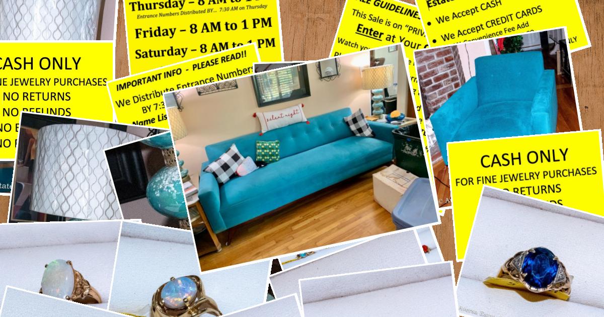 ANAHEIM ESTATE SALE SATURDAY DISCOUNTS 50 OFF EVERYTHING / 75 OFF