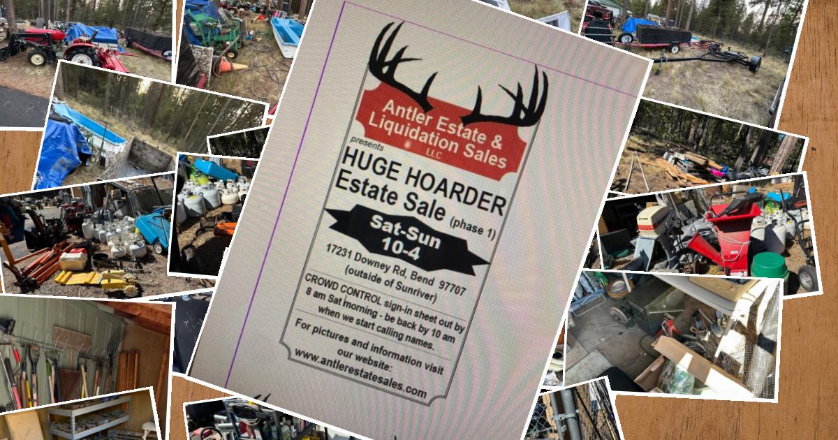HUGE HOARDER SALE SAT SUN 104 PHASE 1 ( outside Sunriver