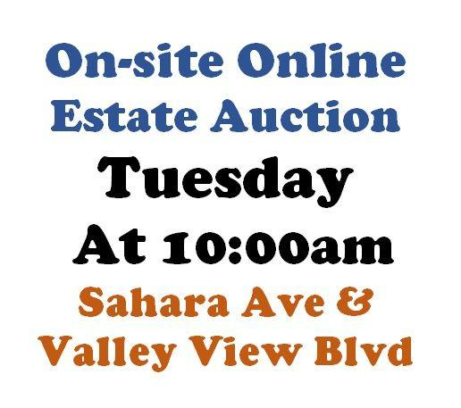 Tuesday @10:00am - New Years Day Estate Online Auction - Part 2 (1/2/24