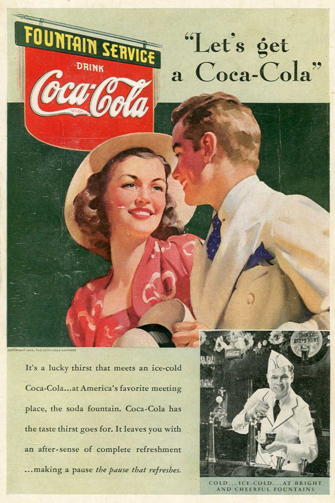 1939 Vintage Coca Cola ad