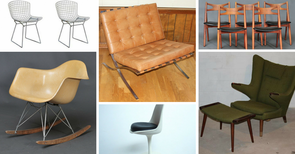 13 Iconic Mid Century Modern Chairs | Estate Sale Blog