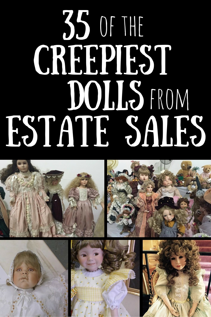 35 Creepy Dolls from Estate Sales