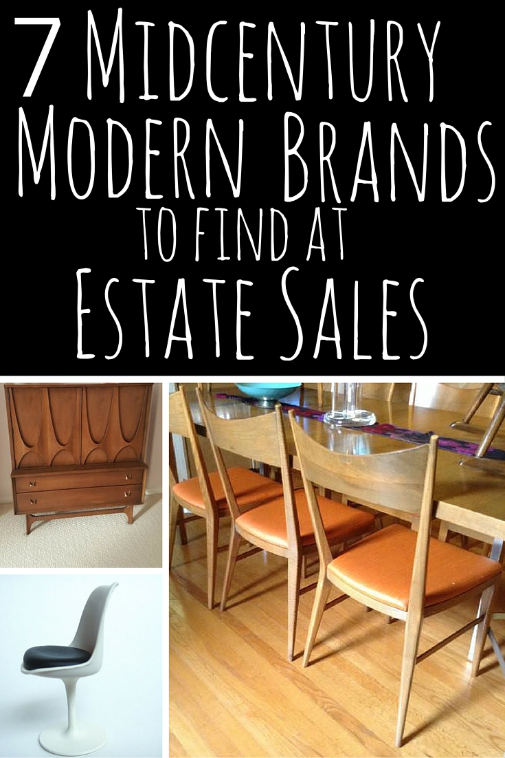 7 Midcentury Modern Brands at Estate Sales