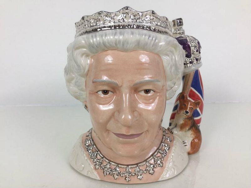 Queen Elizabeth II Royal Doulton Toby Mug