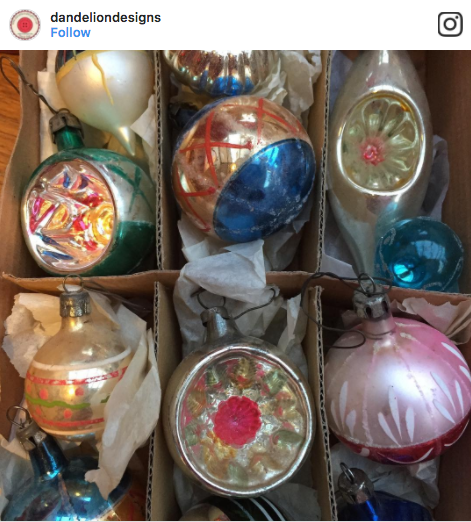 Vintage Christmas Baubles 