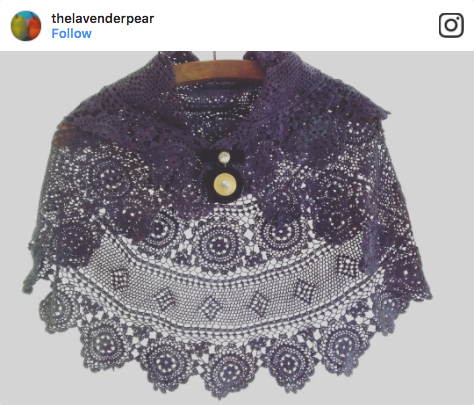 TheLavenderPear Vintage Shawl