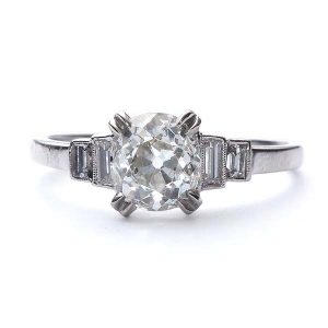 Vintage Engagement Ring_Art Deco Mine Cut Ring