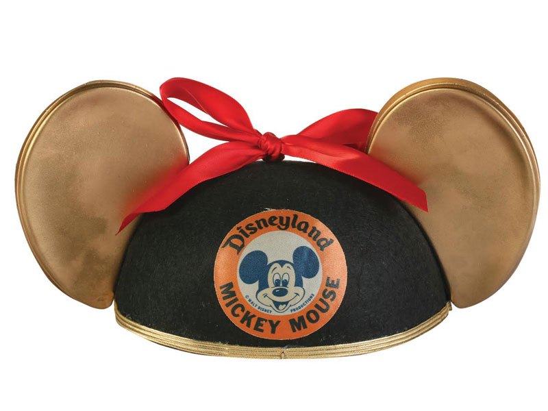 "Bronzed" Mouse Ears worn by original Mickey Mouse Club member Annette Funicello