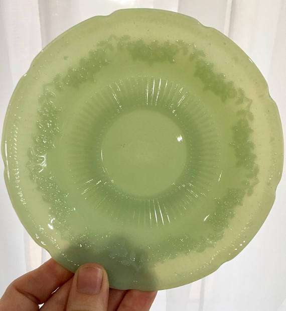 Fire king jadeite retro vintage green dishes 