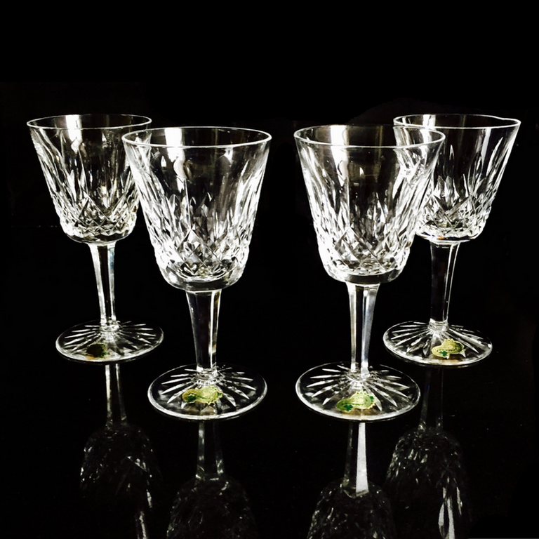 Lismore pattern wine glasses