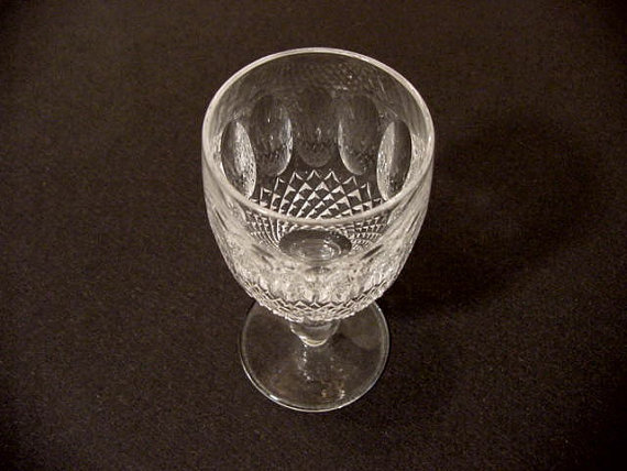 Colleen-patterned sherry glass