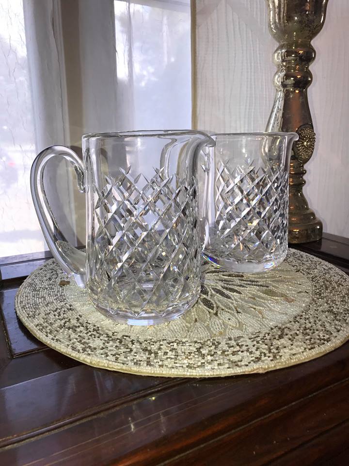 2 Waterford crystal pitchers