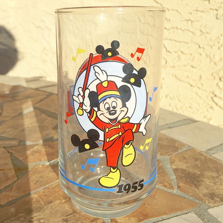 1955 Disneyland opening glass