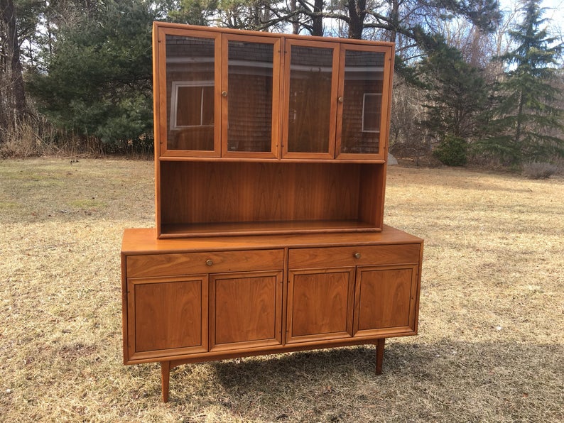 Wooden hutch.