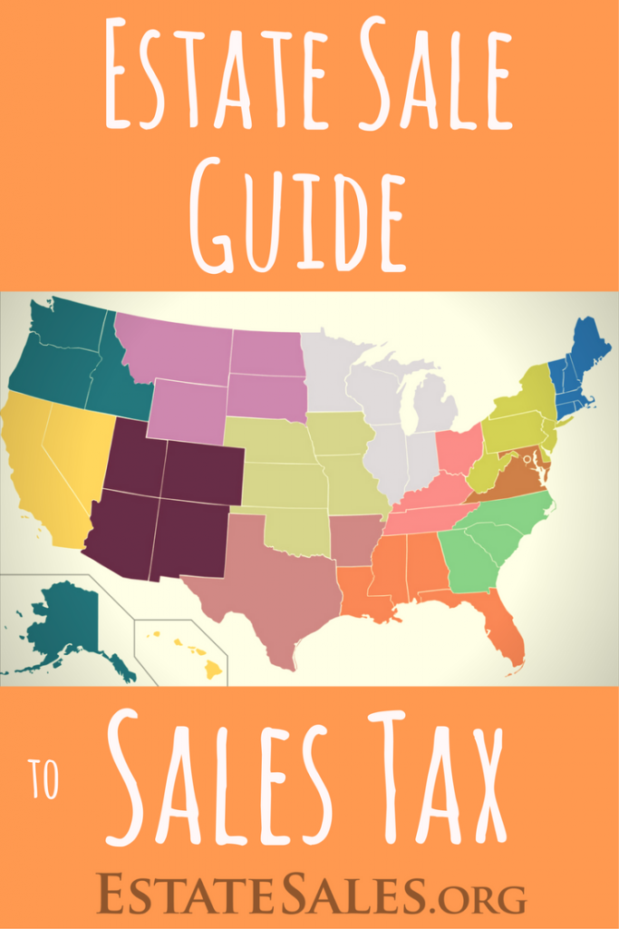 estate sale state Sales Tax pinterest