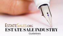 estate sale rules and guidelines