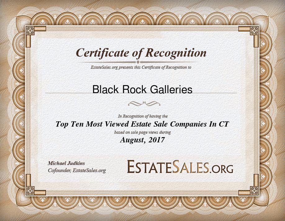 Most Viewed Estate Sale Company Award